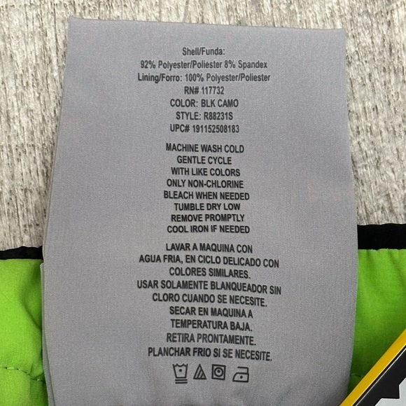 Men's Zeroxposur Medium Swim Drawstring Shorts Trunks Hybrid Black Elastic Waist - Picture 9 of 10